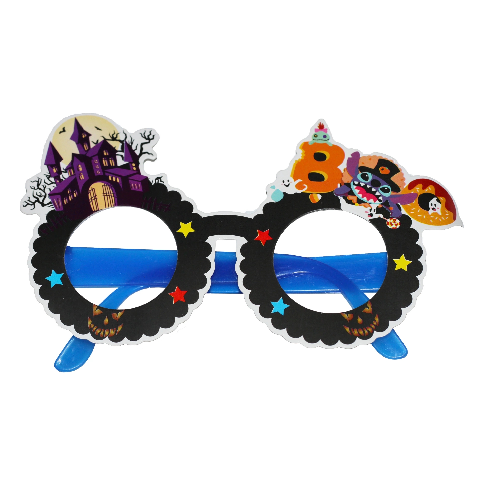 1Pcs Halloween Spring Eye Dropping Eyeball Glasses Horror Masquerade Eyes Glasses Party Funny Joke Toy Halloween Party Decor