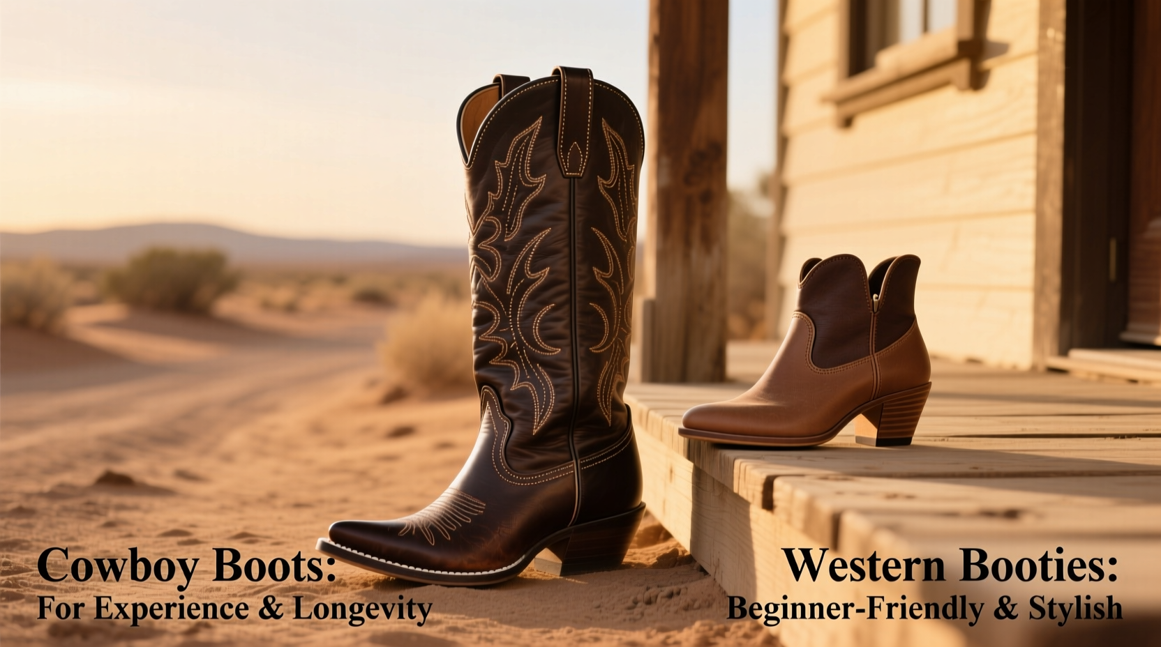 cowboy boots vs western booties are short boots just for beginners