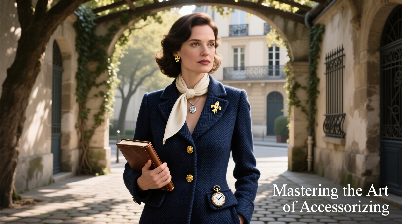 mastering the art of accessorizing a french elegant tweed jacket for timeless sophistication