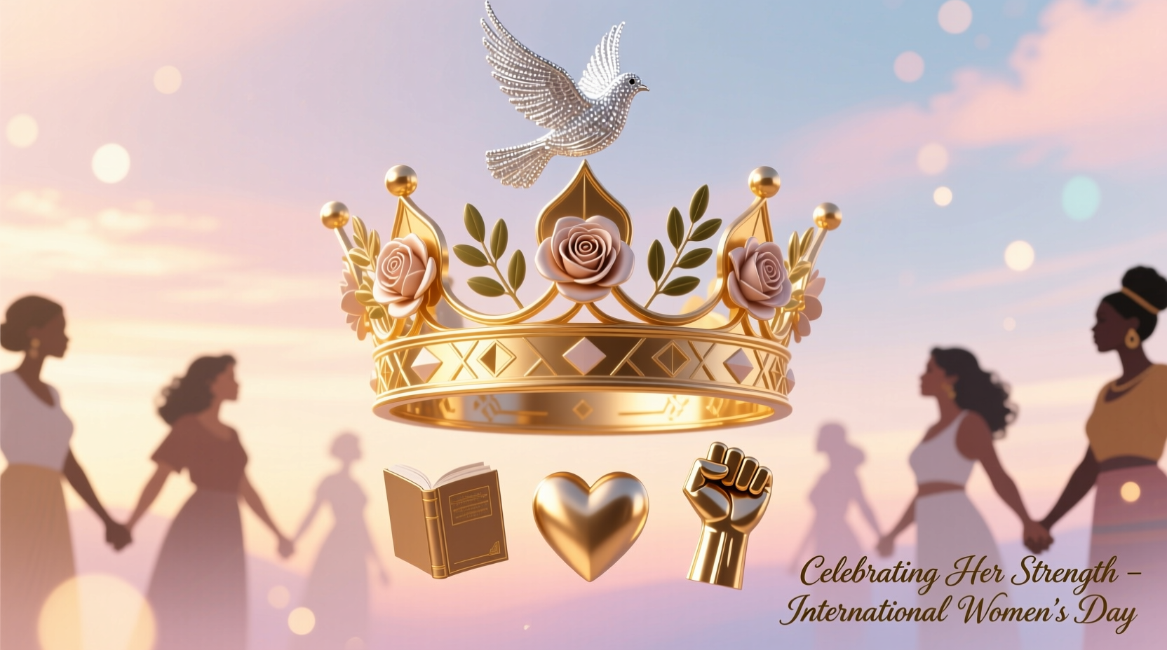 international womens day crown