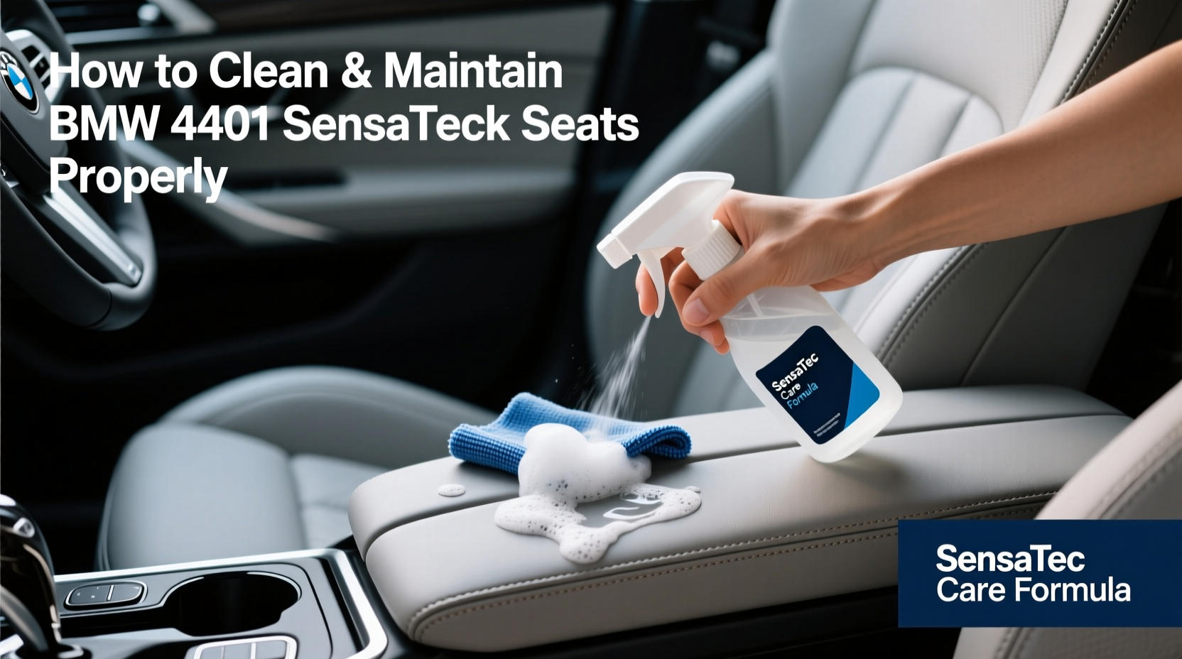 How to Clean & Maintain BMW 440i SensaTec Seats Properly