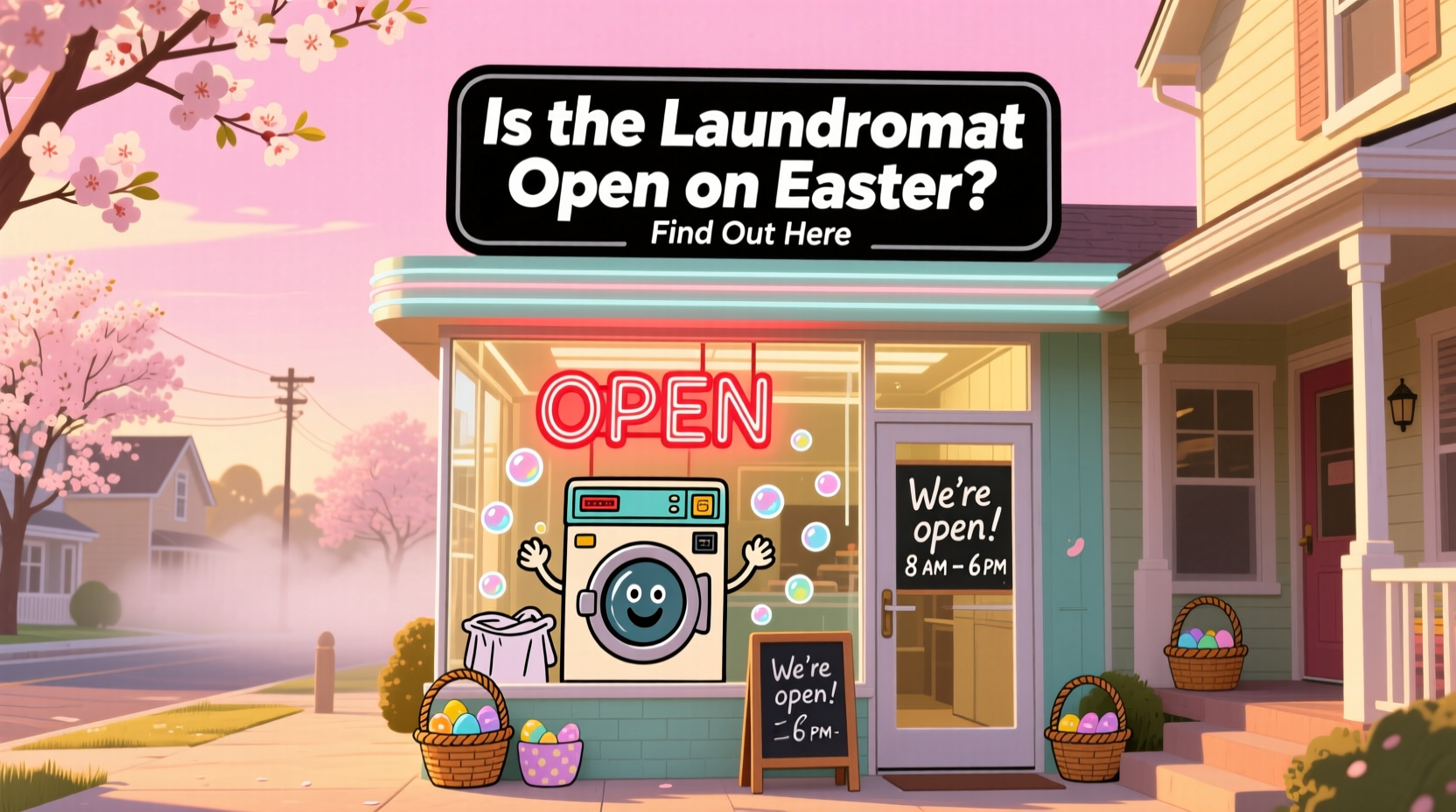 is the laundromat open on easter
