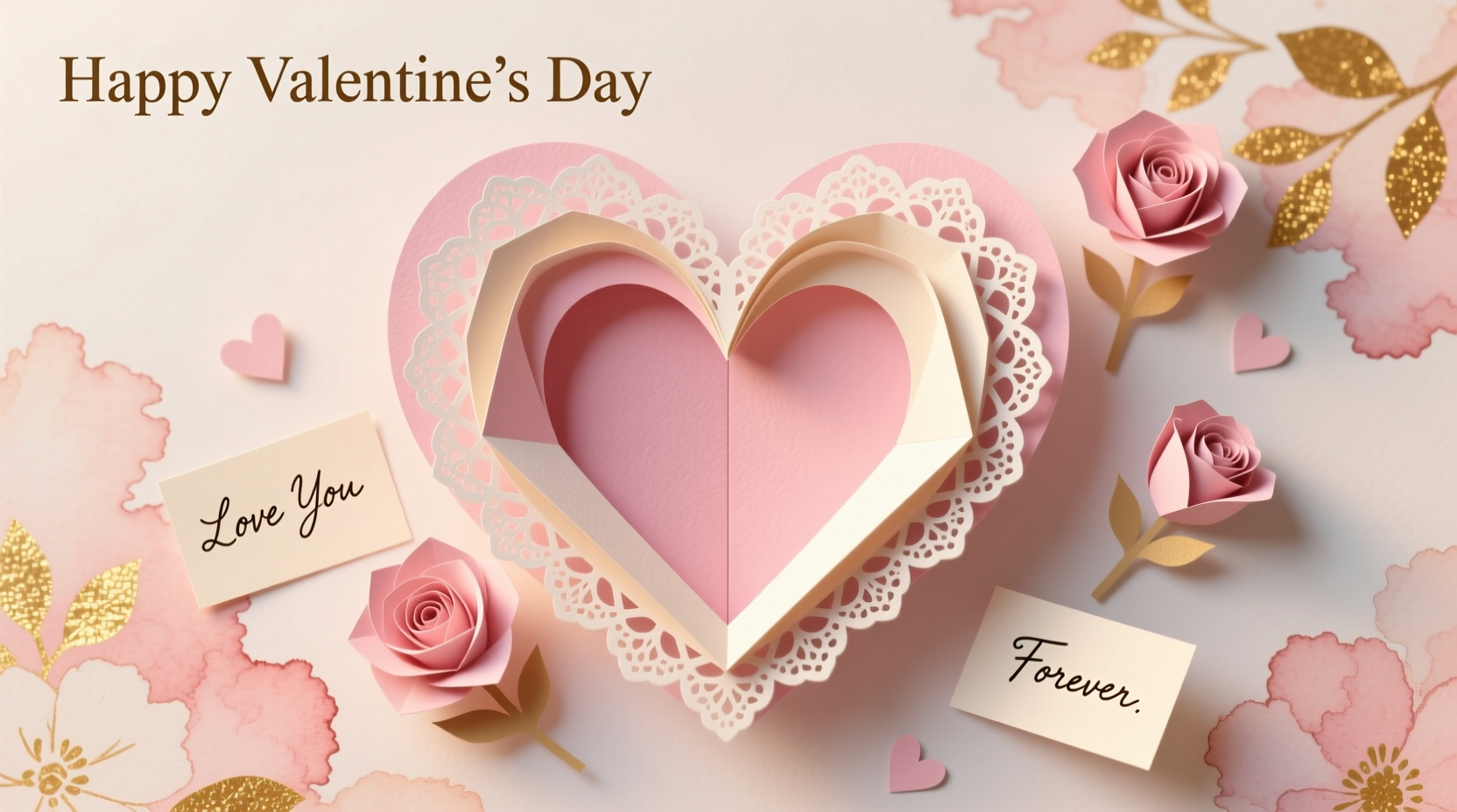 how to make a valentines day card out of paper
