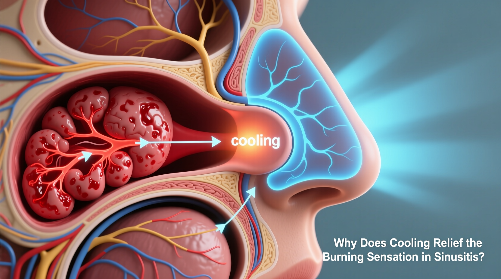 why does my nose burn causes relief for sinus burning