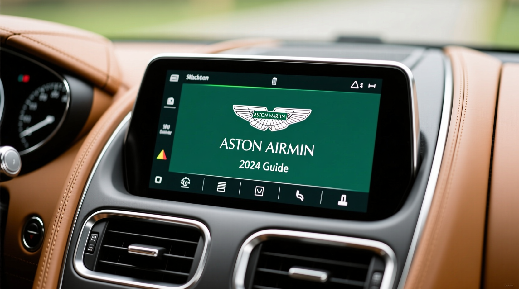 aston martin touchscreen sticky fix