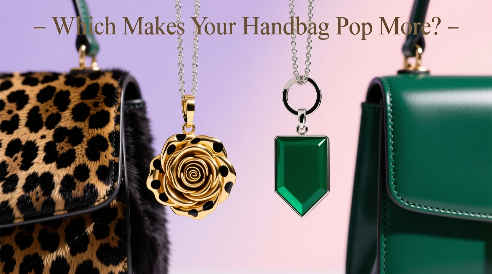leopard print vs solid color bag charms which ornament makes your handbag pop more 2