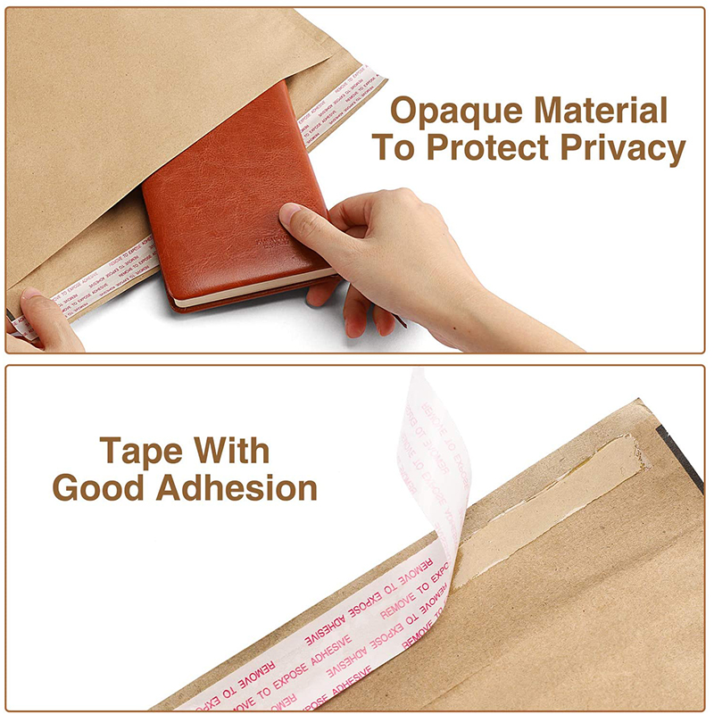 Padded Envelopes, 100% Recycled Biodegradable Kraft Paper Fibers Cushioning Protected Padded Envelopes