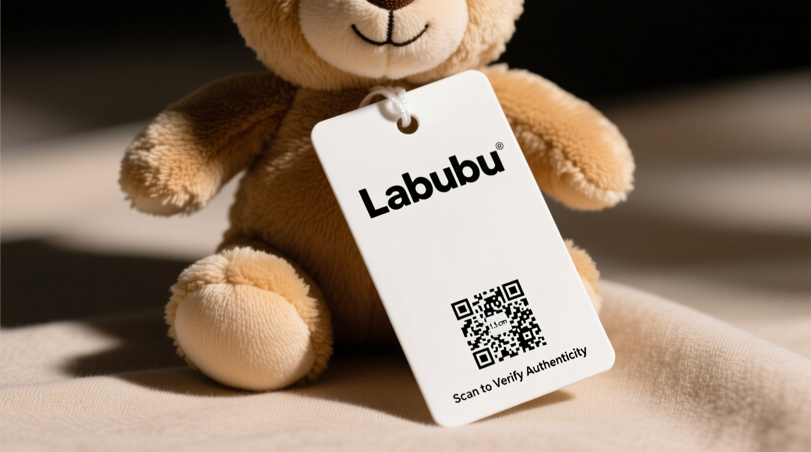 does labubu have qr code on tag