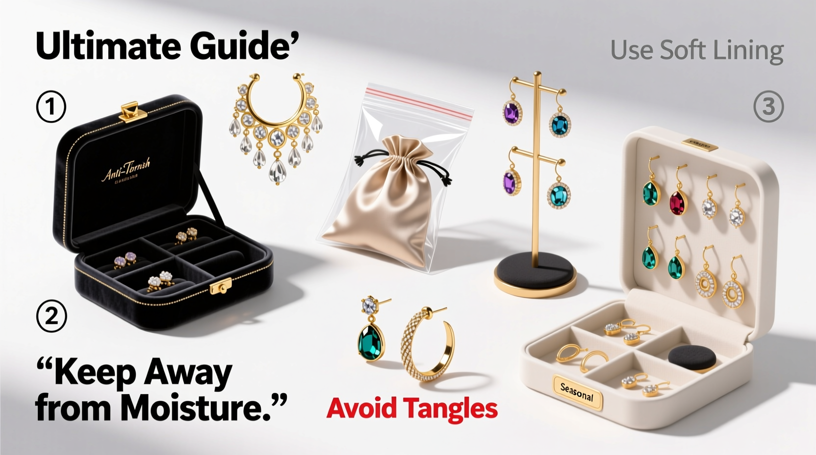 the ultimate guide to safely storing delicate designer earrings to prevent damage