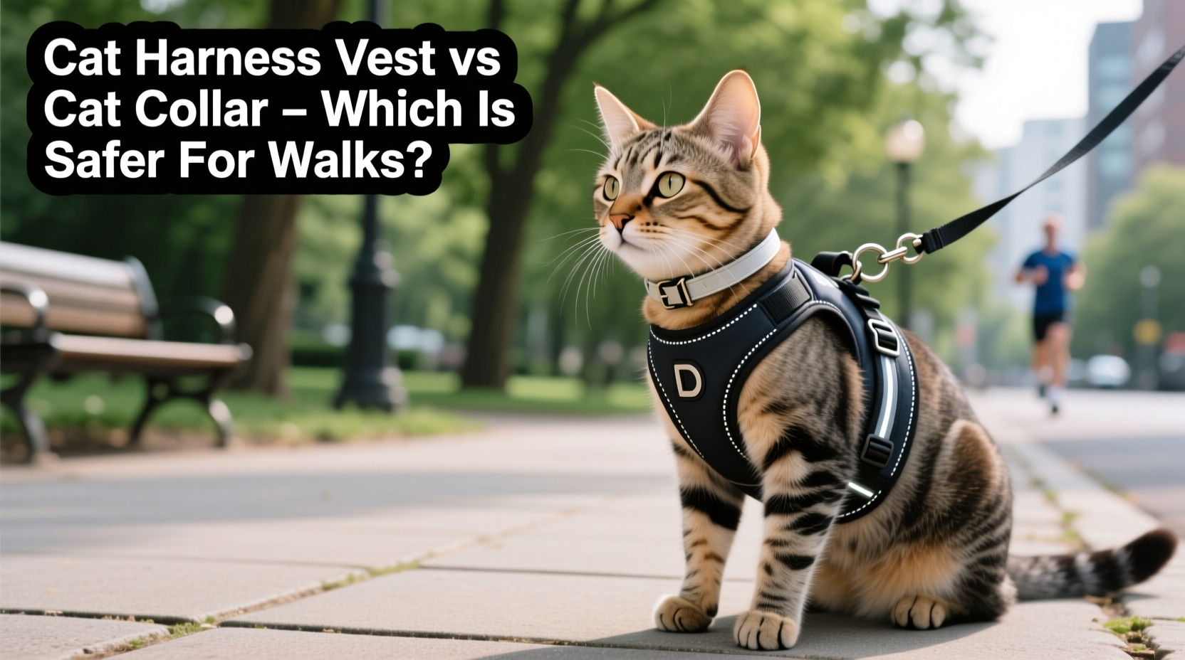 cat harness vest vs cat collar is one really safer for walks