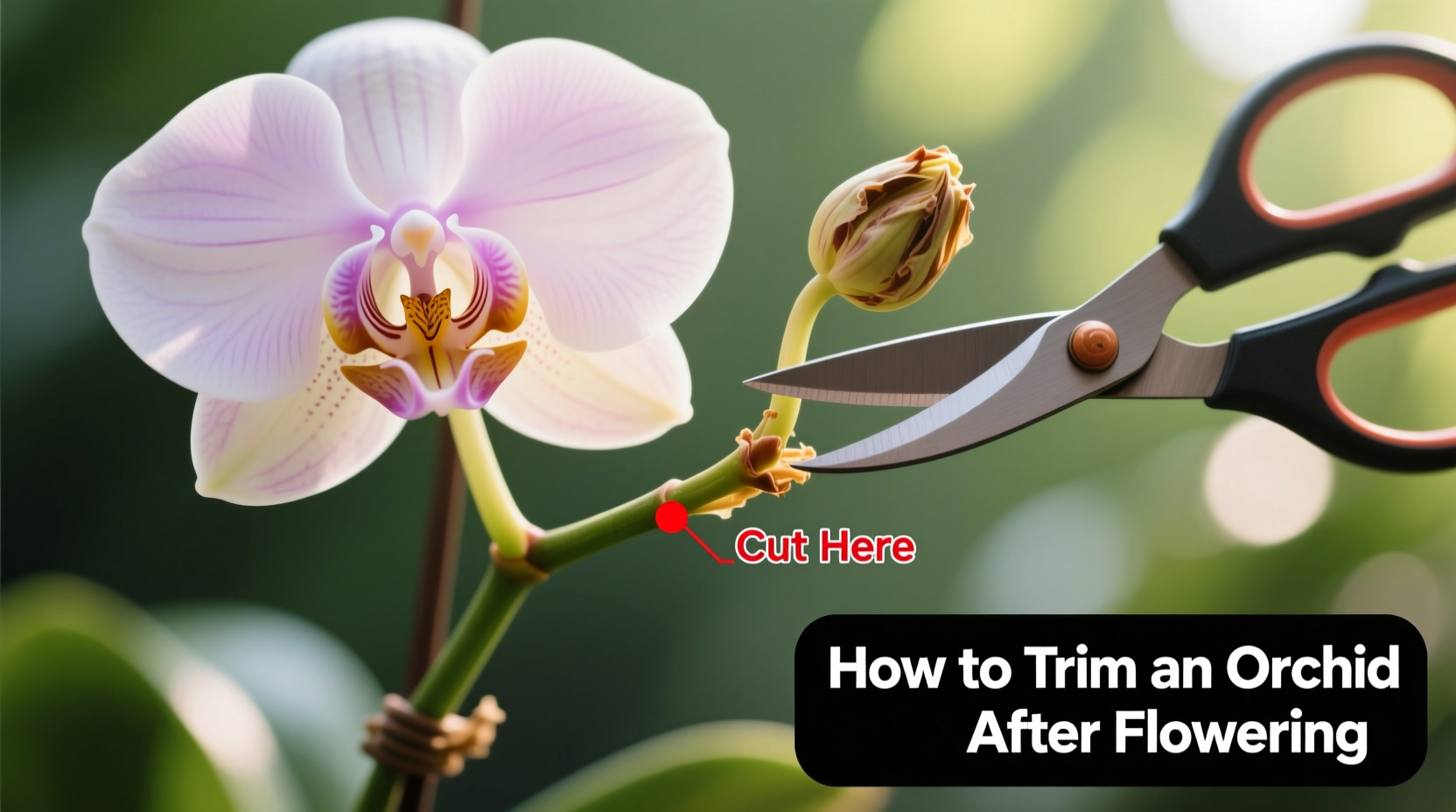 How to Trim an Orchid After Flowering