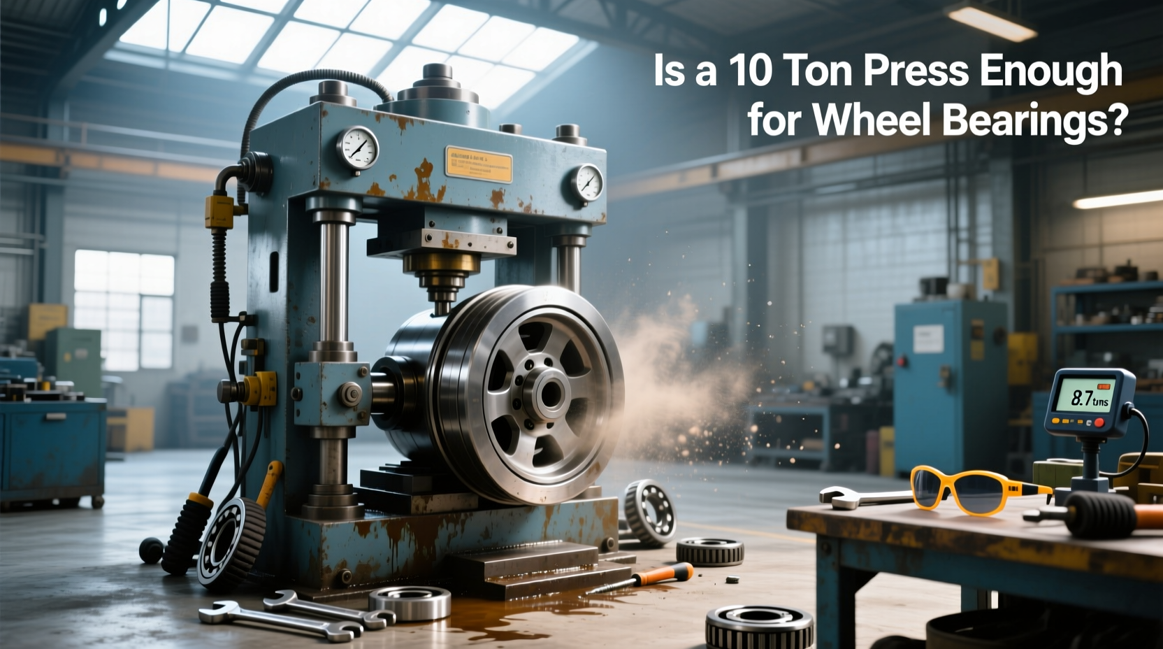 How to Choose a Wheel Bearing Press: Is a 10 Ton Press Enough?
