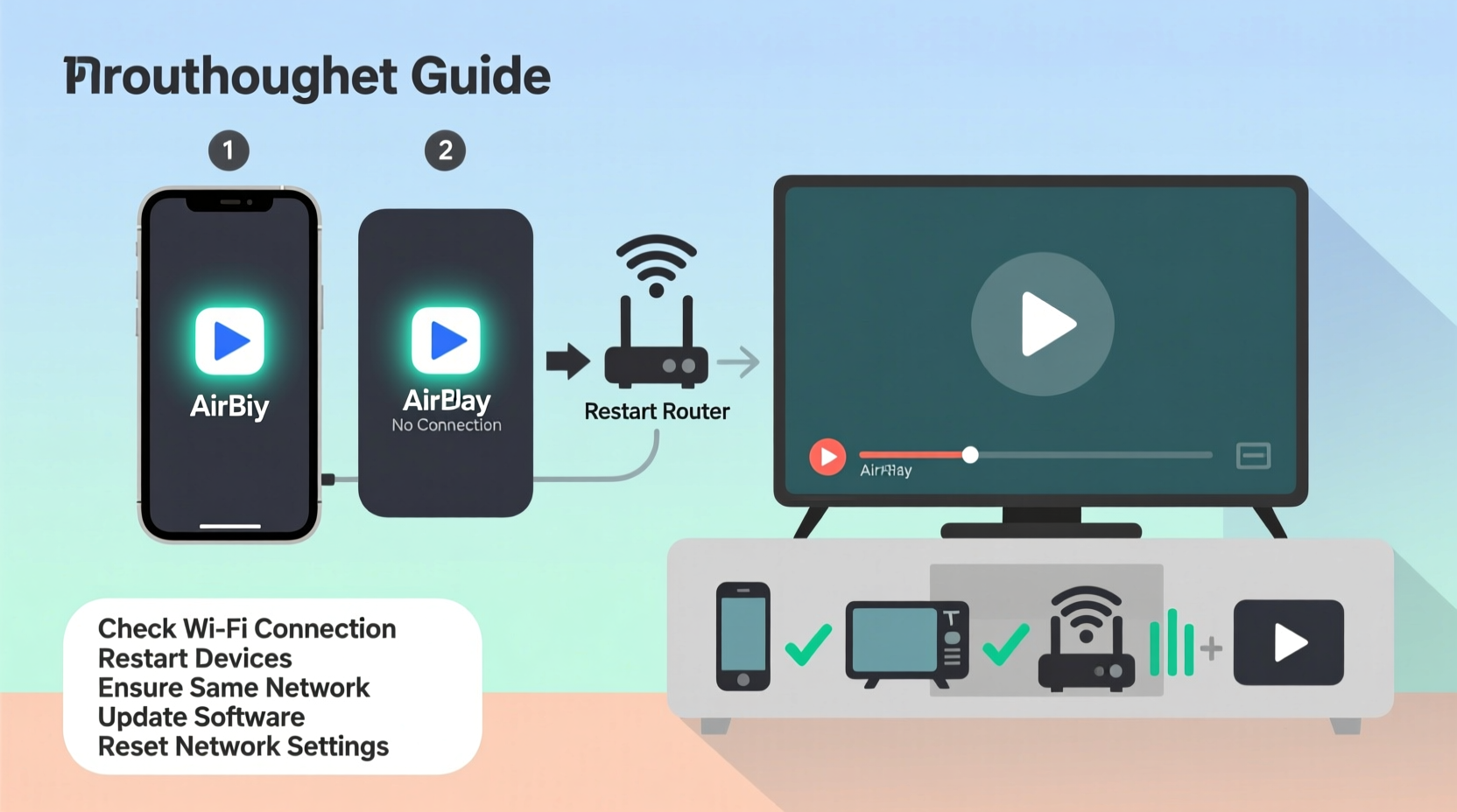airplay not connecting to tv troubleshooting fixes