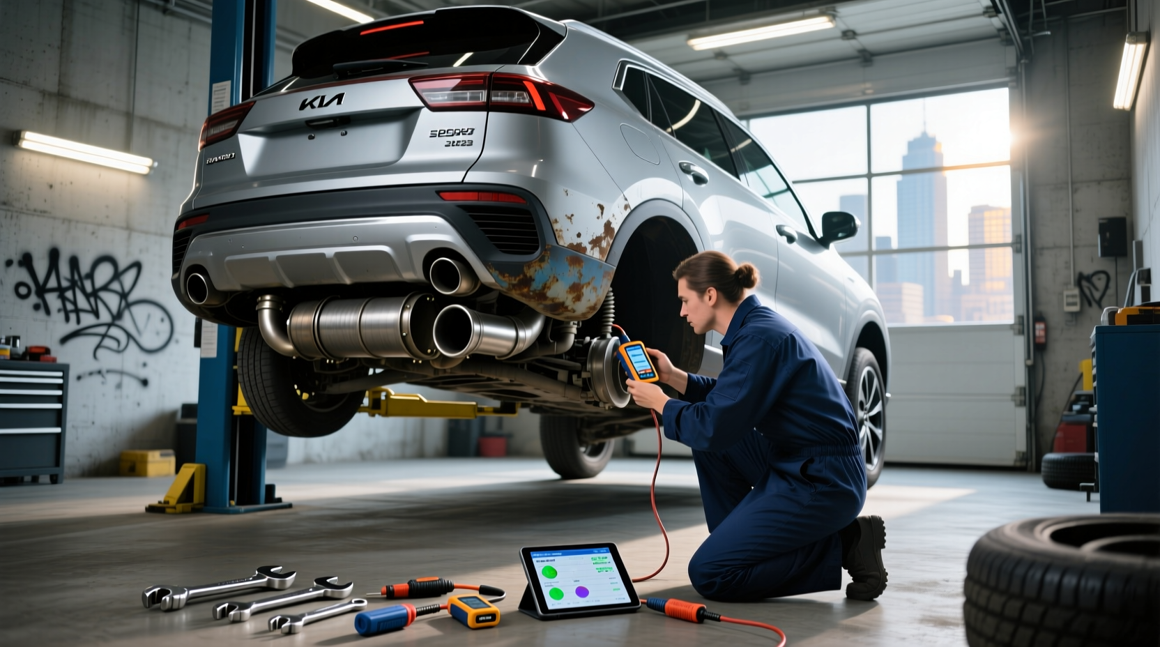 exhaust kia sportage,How to fix check exhaust system kia? buying guide