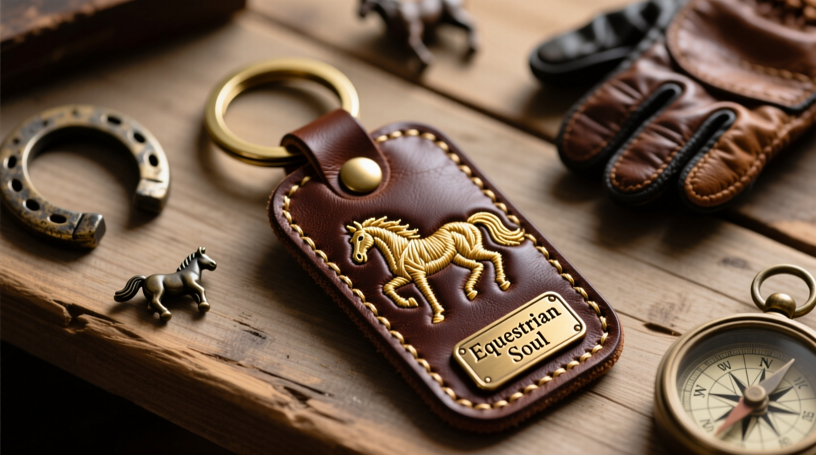 unique ideas and techniques to personalize your leather horse charm keychain with style