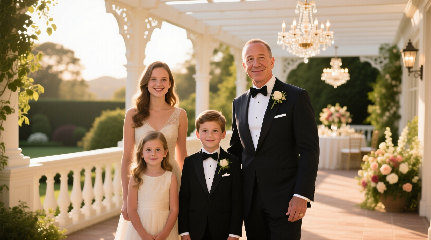 did jeff bezos children attend the wedding