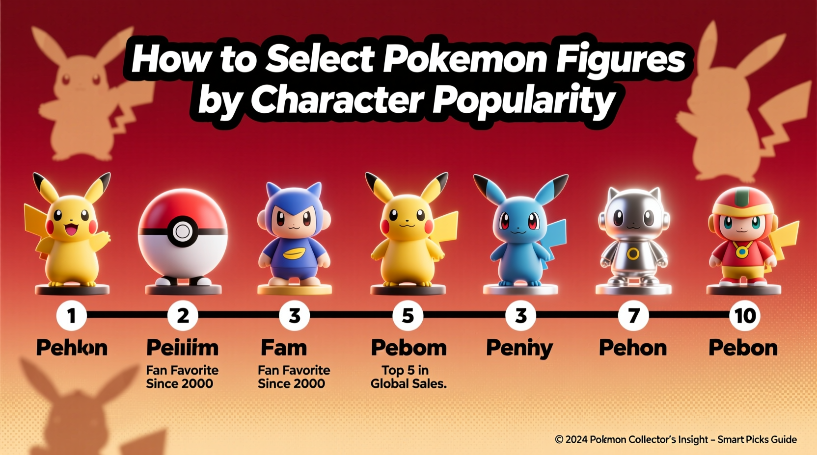 how to select pokemon figures by character popularity a collectors guide to making smart picks