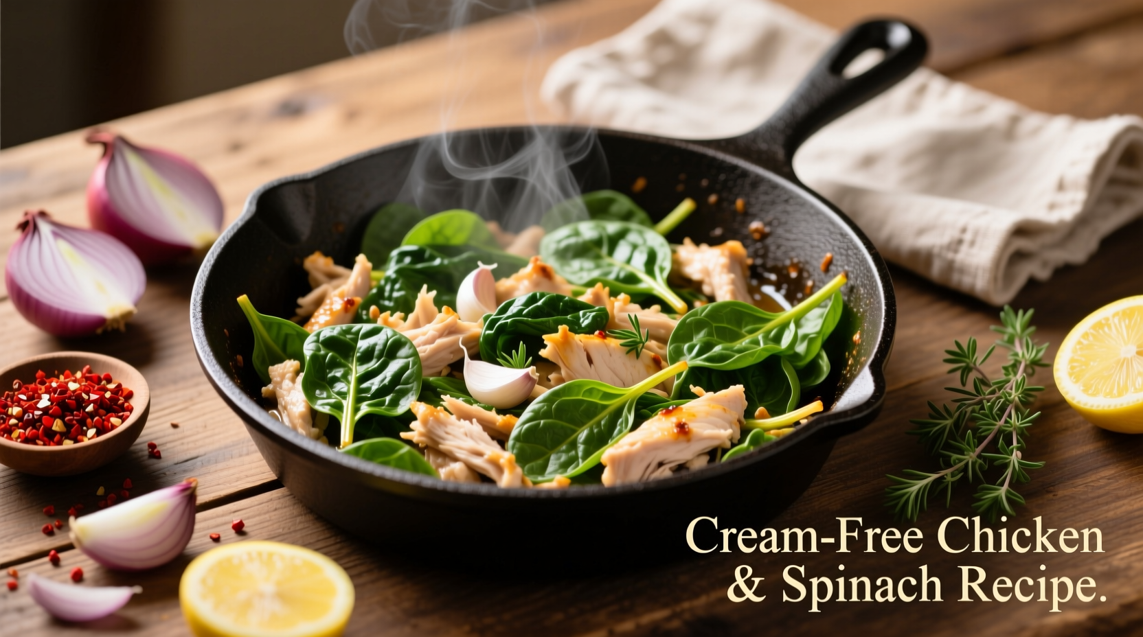 5 Cream-Free Chicken Spinach Recipes Ready in 30 Minutes