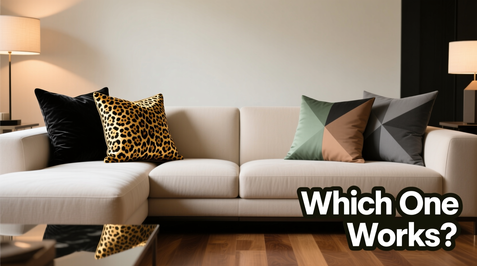 leopard print vs geometric pillows which one makes my couch look less boring 2