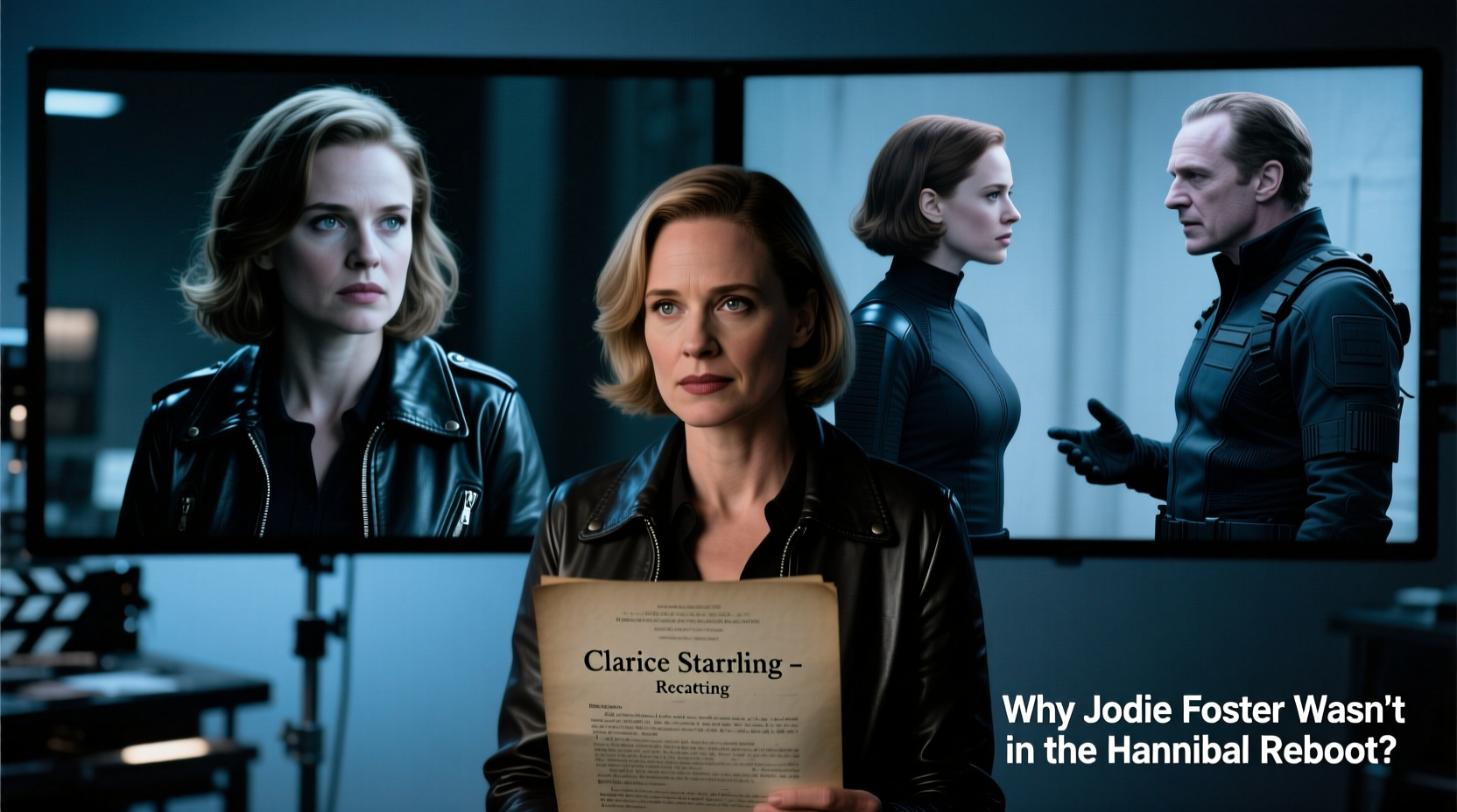 why jodie foster wasnt in hannibal clarice starlings recasting