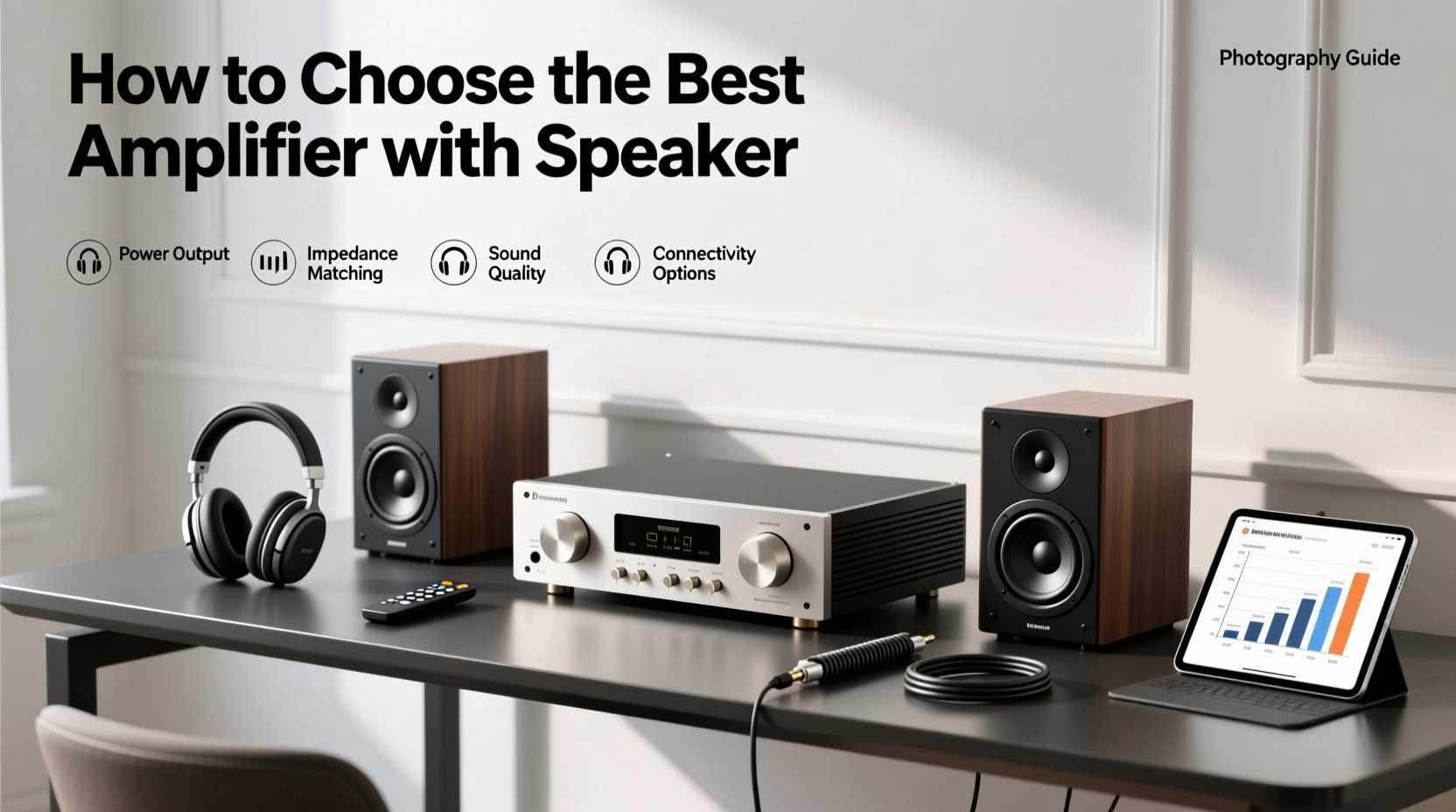 amplifier with speaker