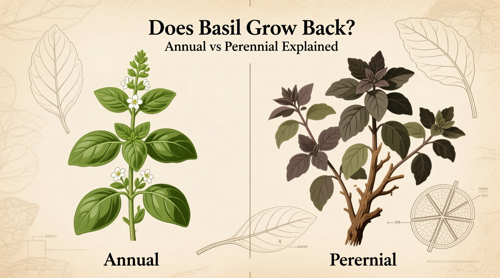 does basil grow back