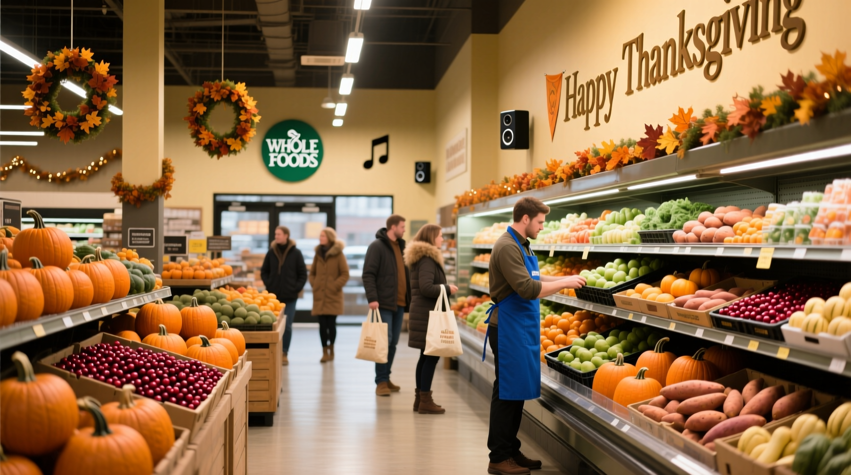 is whole foods market open on thanksgiving
