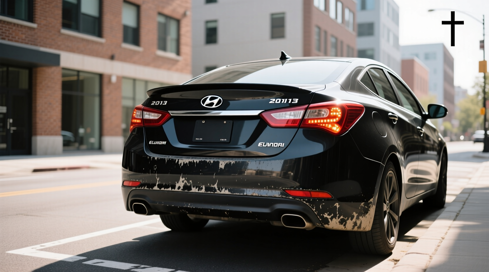 2013 hyundai elantra rear bumper guide