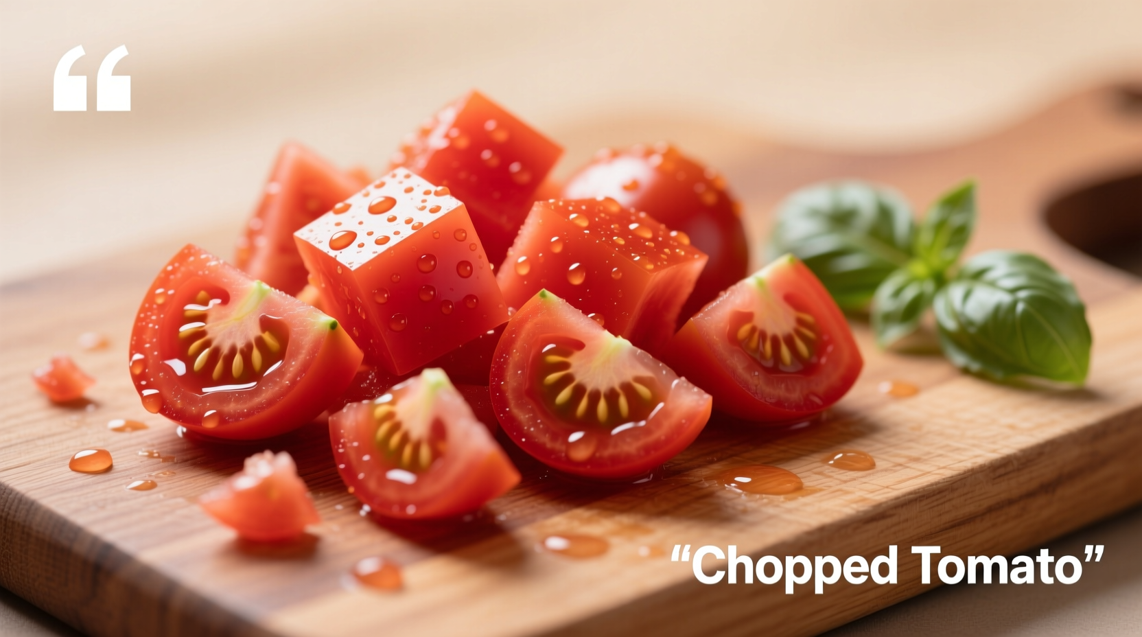 chopped tomato