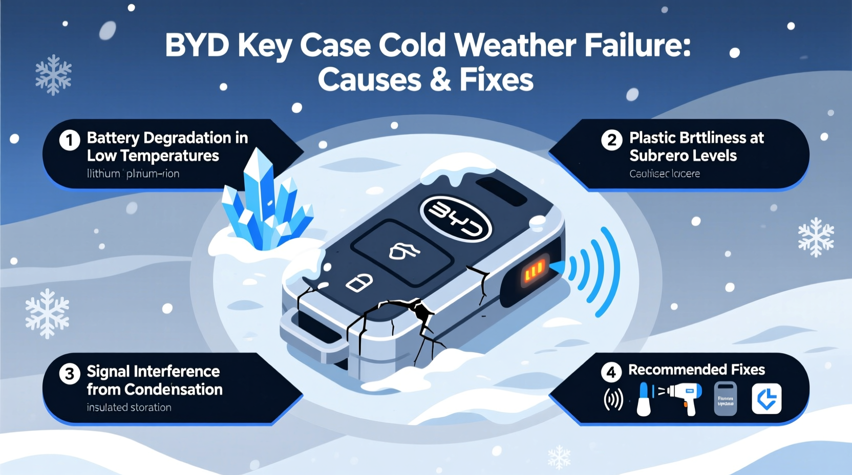 byd key case cold weather failure