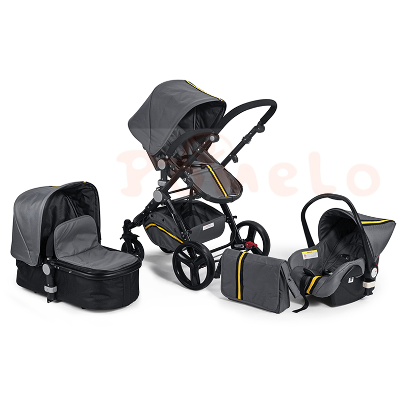 Inflaming retarding baby carriage  2 in 1  travel system stroller