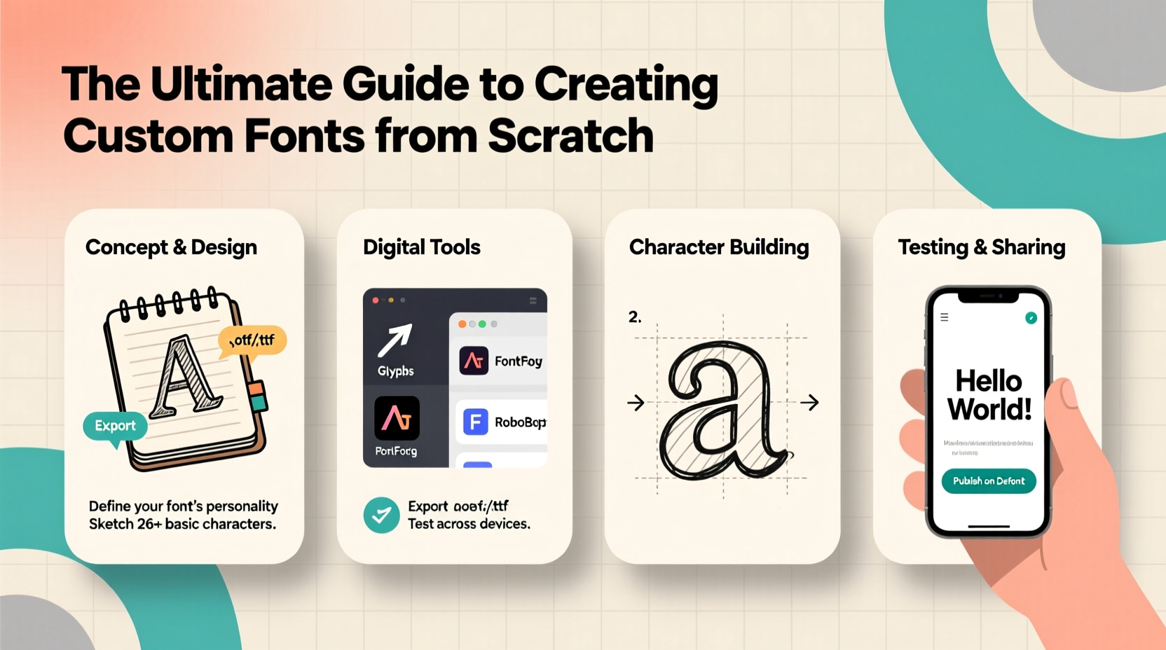 the ultimate guide to creating custom fonts from scratch tips and tools for beginners