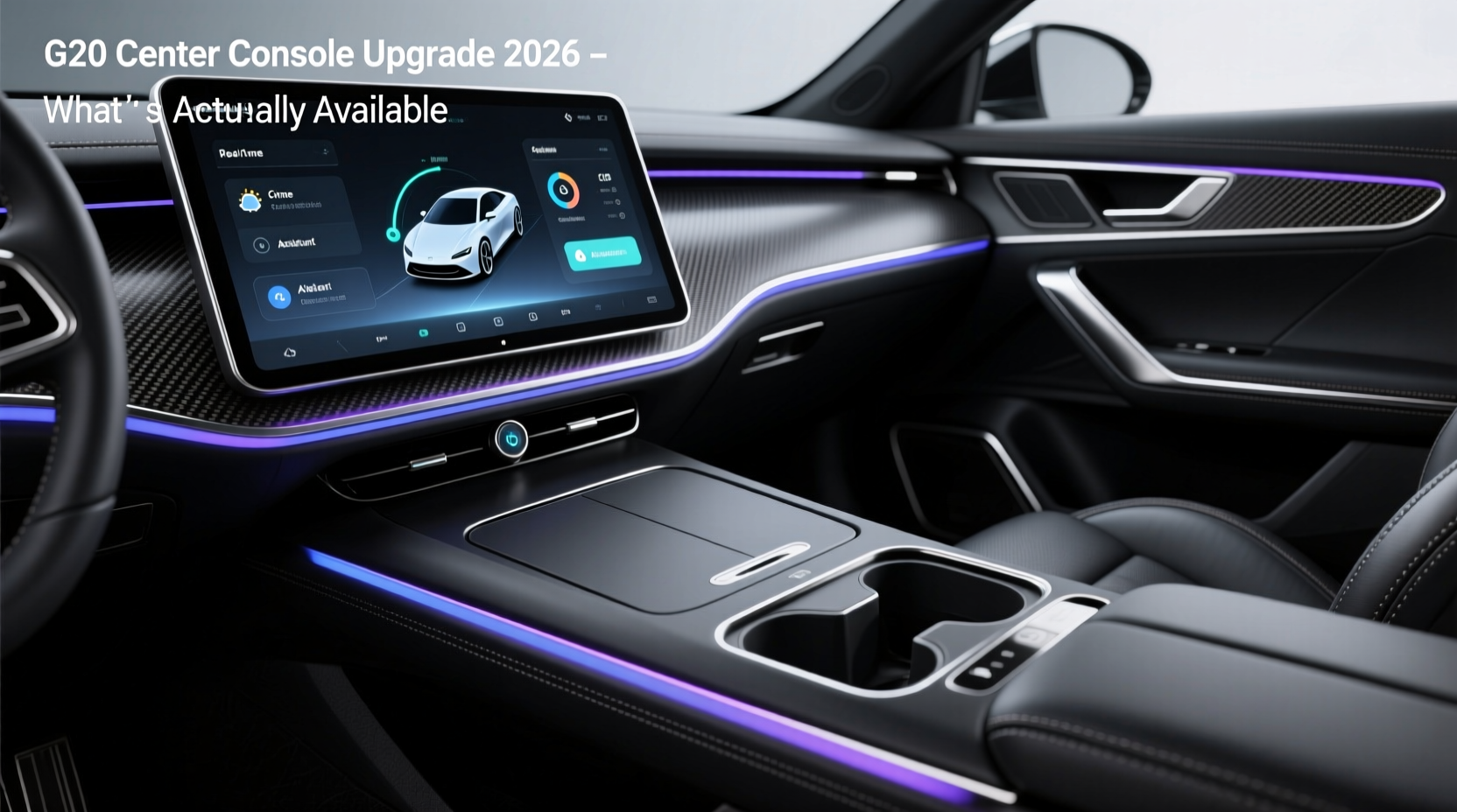 g20 center console upgrade 2026