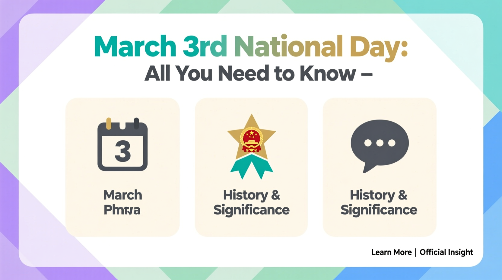 what is march 3rd national day