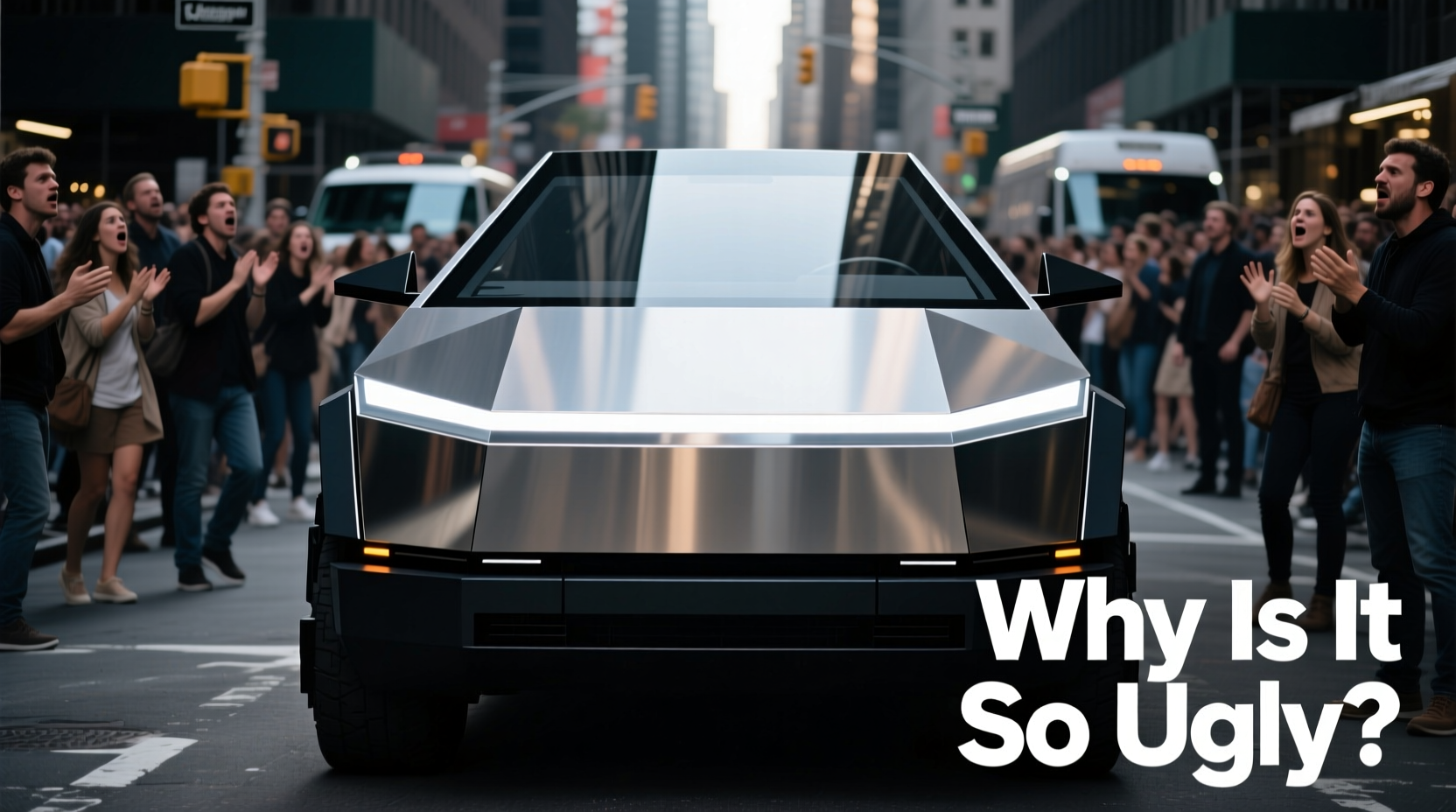 why is the tesla cybertruck so ugly design controversy