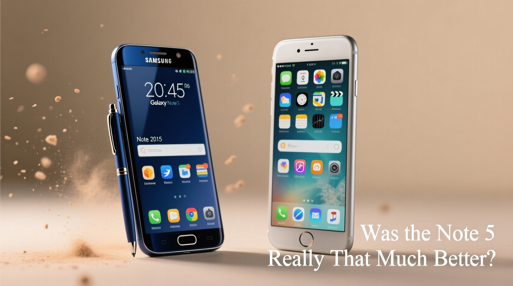 samsung note 5 vs iphone 6 plus looking back was the note 5 really that much better