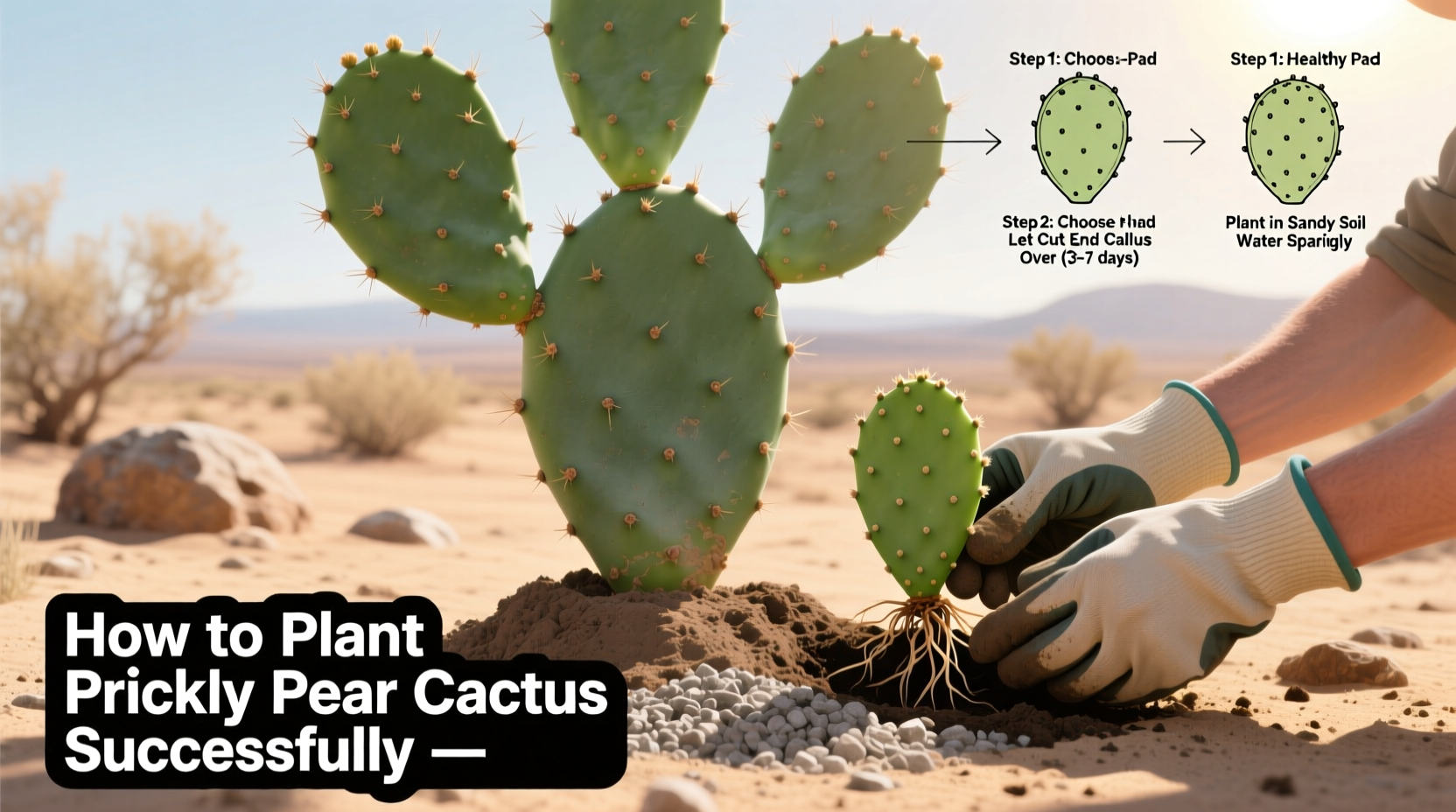 How to Plant Prickly Pear Cactus Successfully