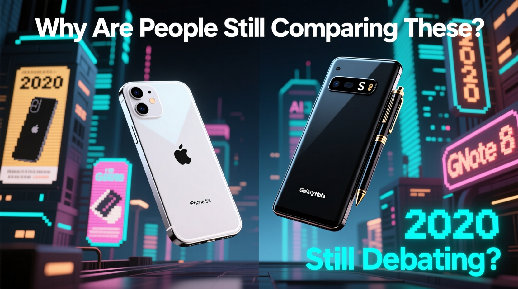iphone se 2020 vs galaxy note 8 why are people still debating this in current year