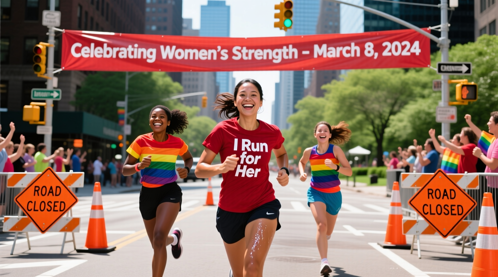 international womens day fun run road closures