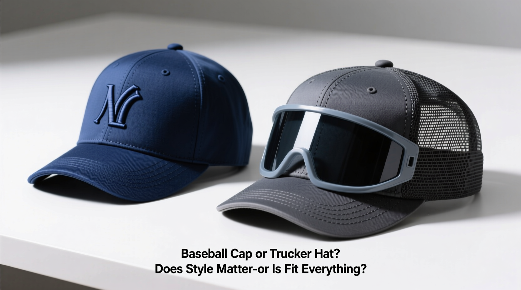 baseball cap or trucker hat does the style really matter or is it all about the fit