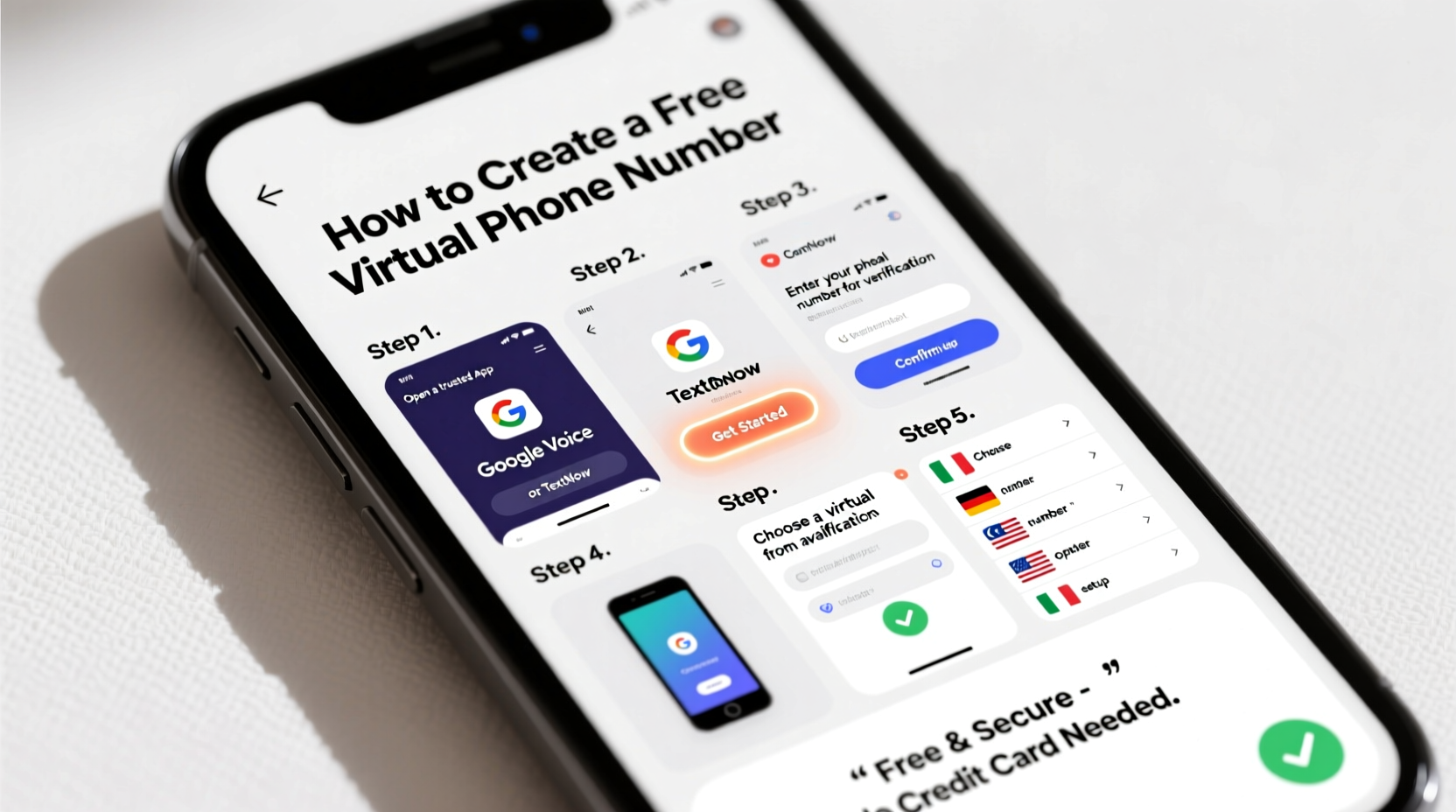 how to create a free virtual phone number step by step guide for easy setup