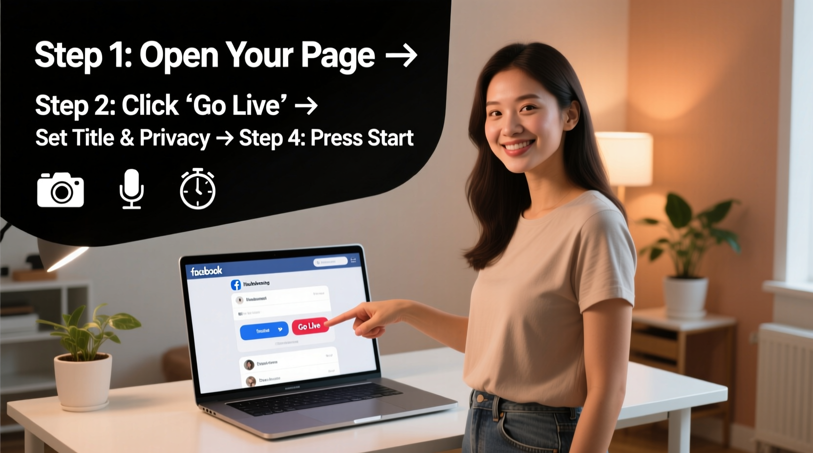 mastering facebook live a step by step guide to going live from your page with confidence