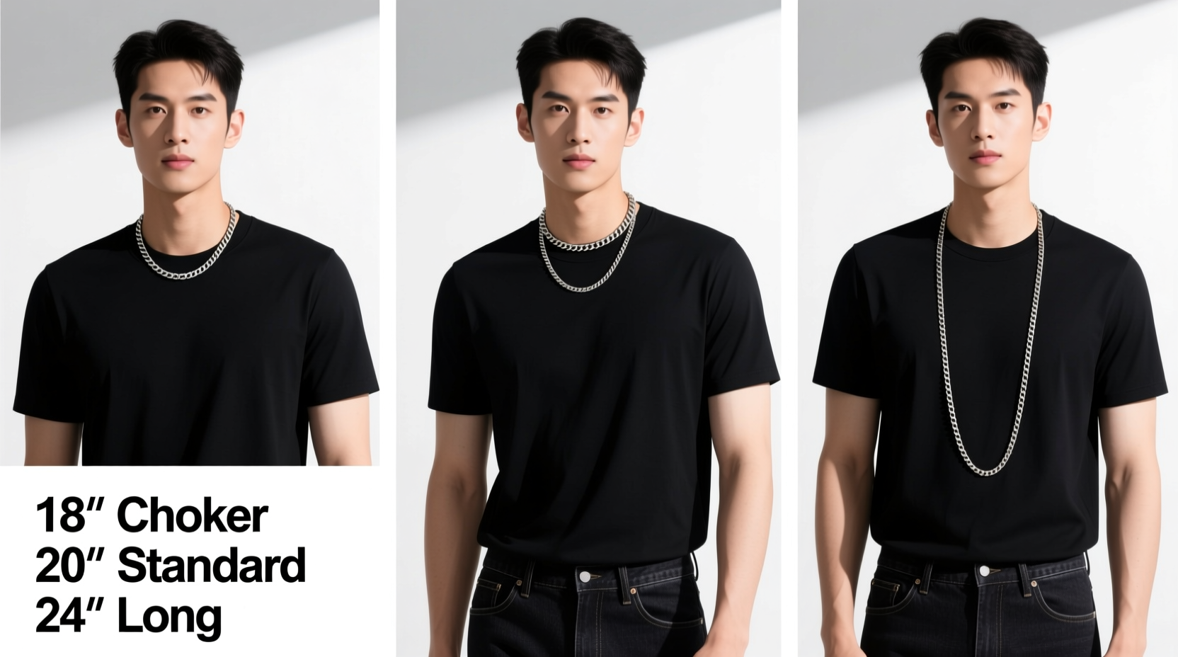 choosing the best chain size for men find the perfect fit