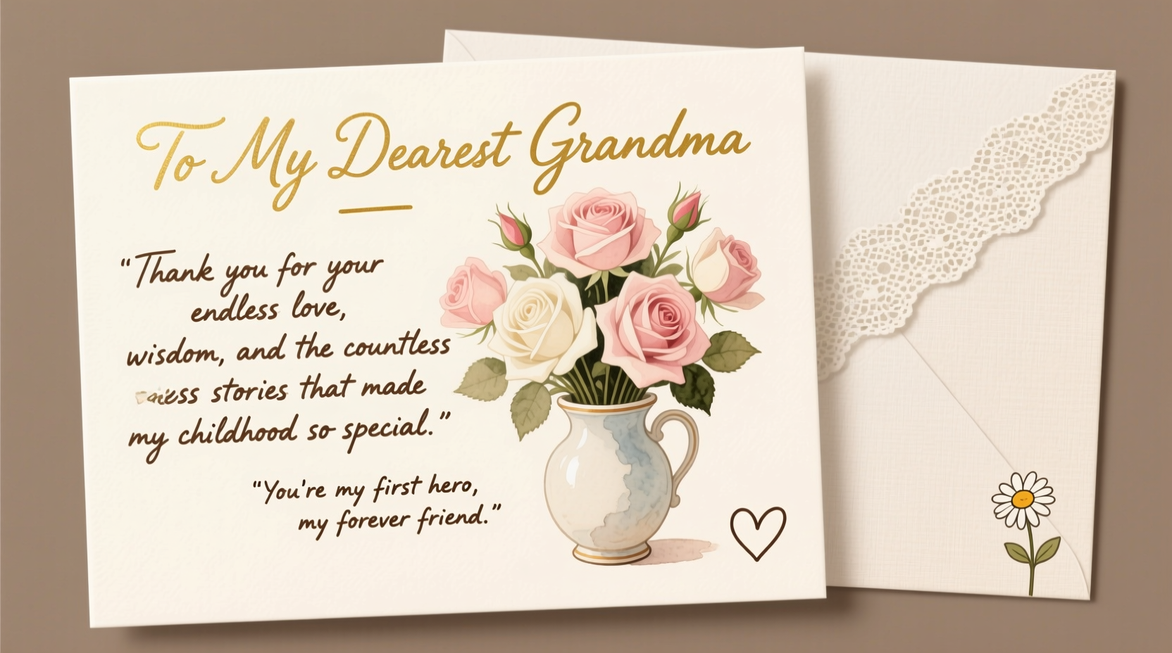 what to write in grandmas valentines day card