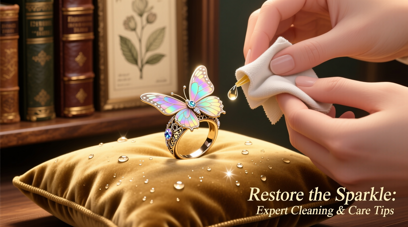 how to restore the sparkle of your butterfly ring expert cleaning and care tips