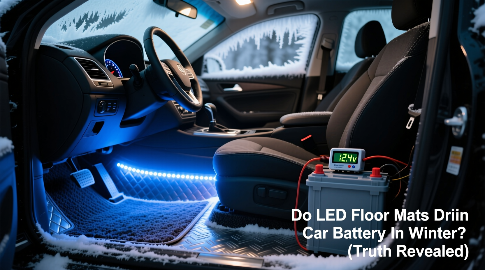 led floor mats battery drain winter