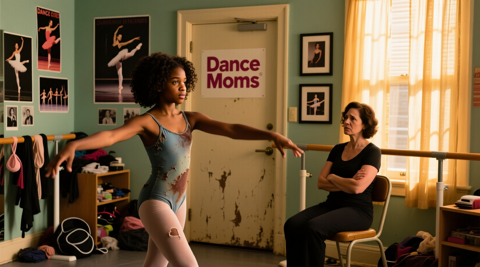 why does glo live with audrey dance moms housing situation