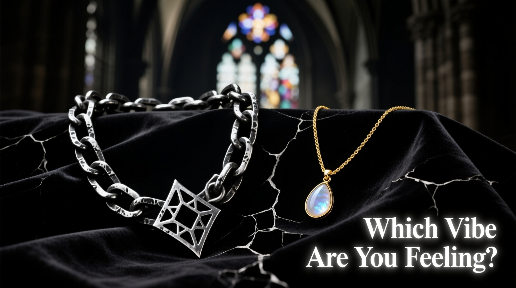 gothic chunky chain vs delicate pendant which necklace vibe are you really feeling