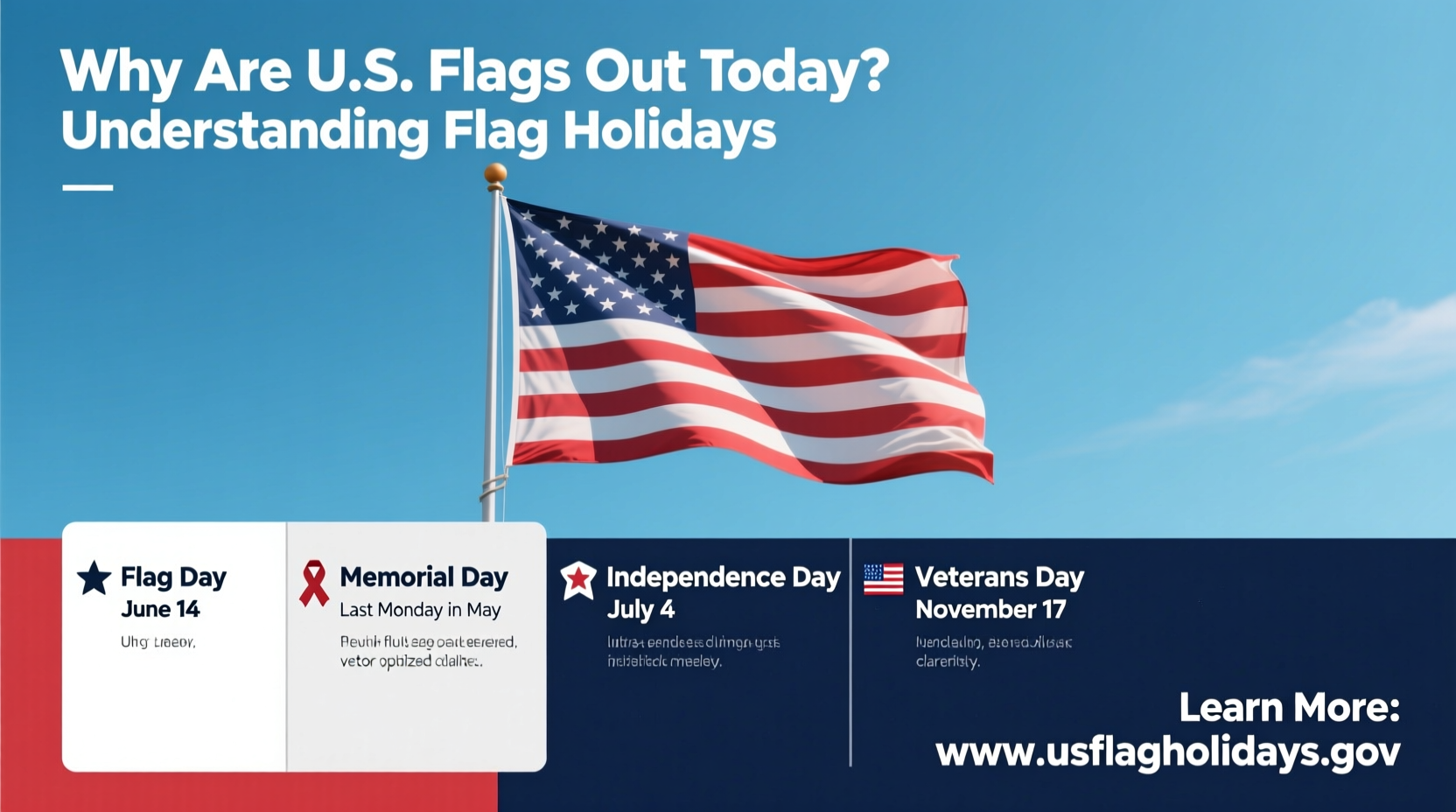 why are u s flags out today understanding flag holidays