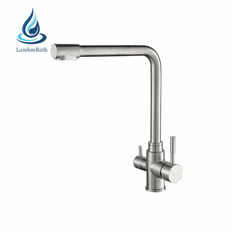 Kitchen Hot And Cold Stainless Steel Water Filter Faucet Tap